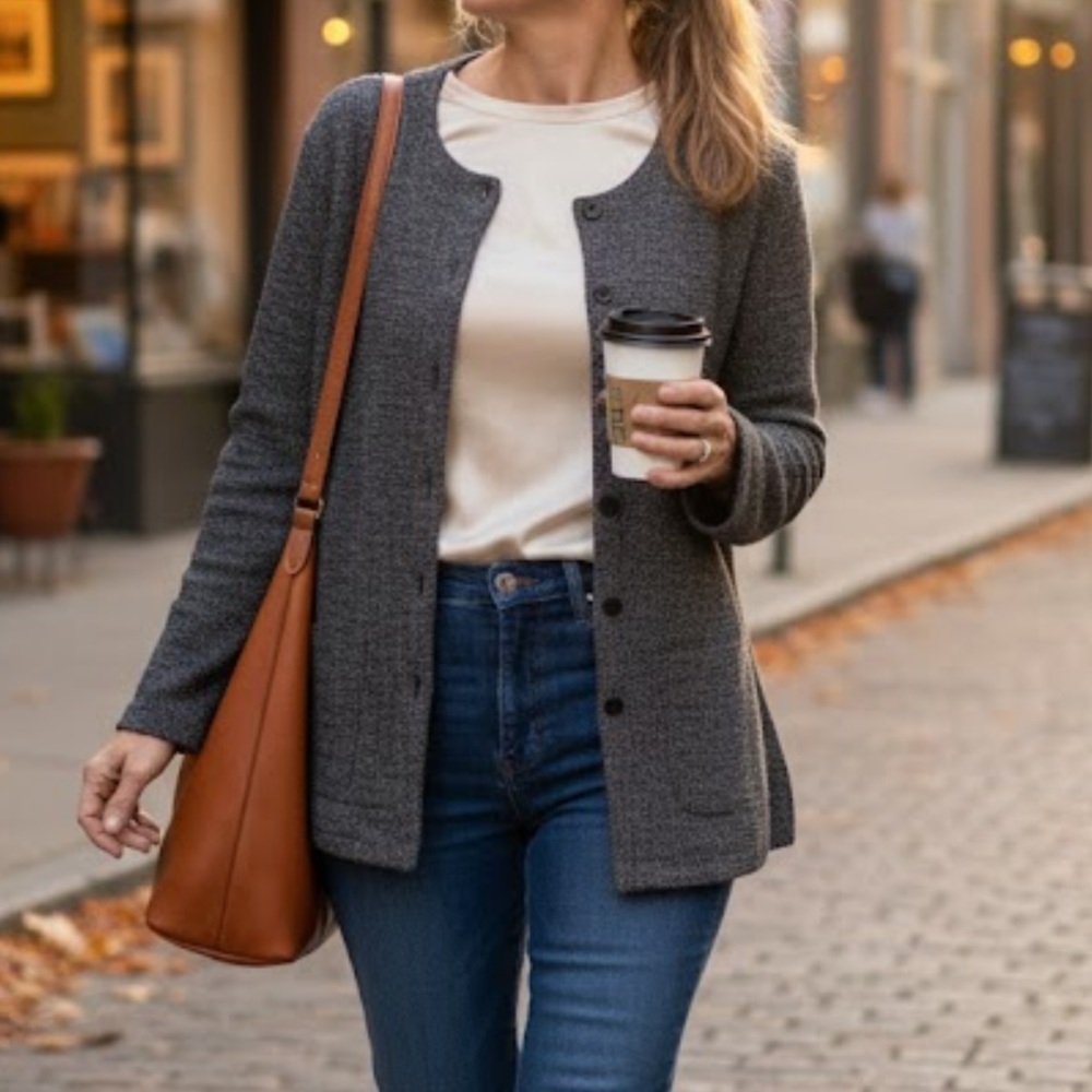 Eileen Fisher Sweater Blazer size s